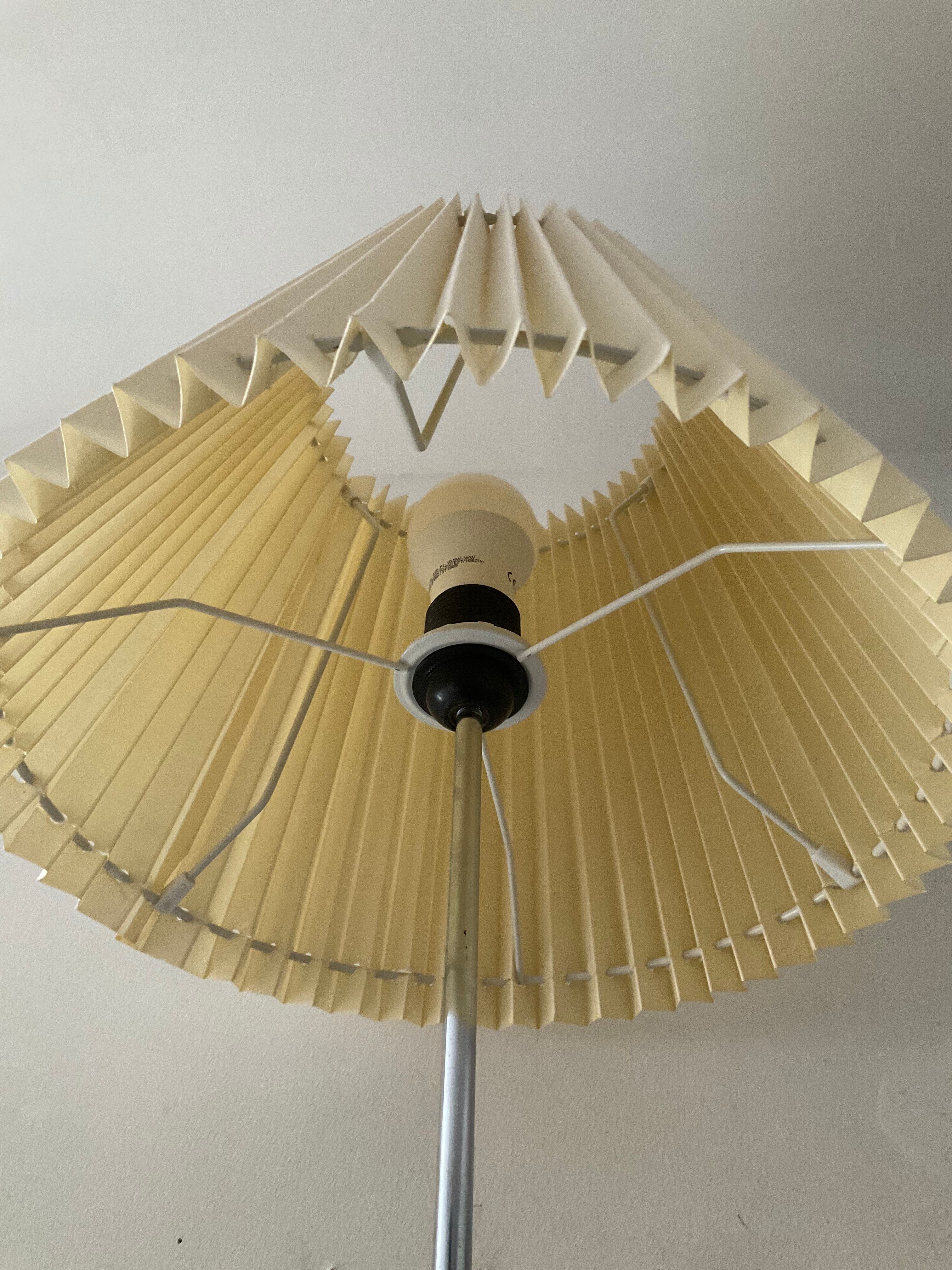 1970s floor lamp in metal and teak