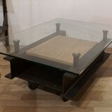 Industrial style sofa end