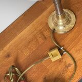 70s Steel and Brass LAMP