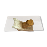Table basse vintage en verre