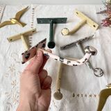 Vintage cast iron wall hooks
