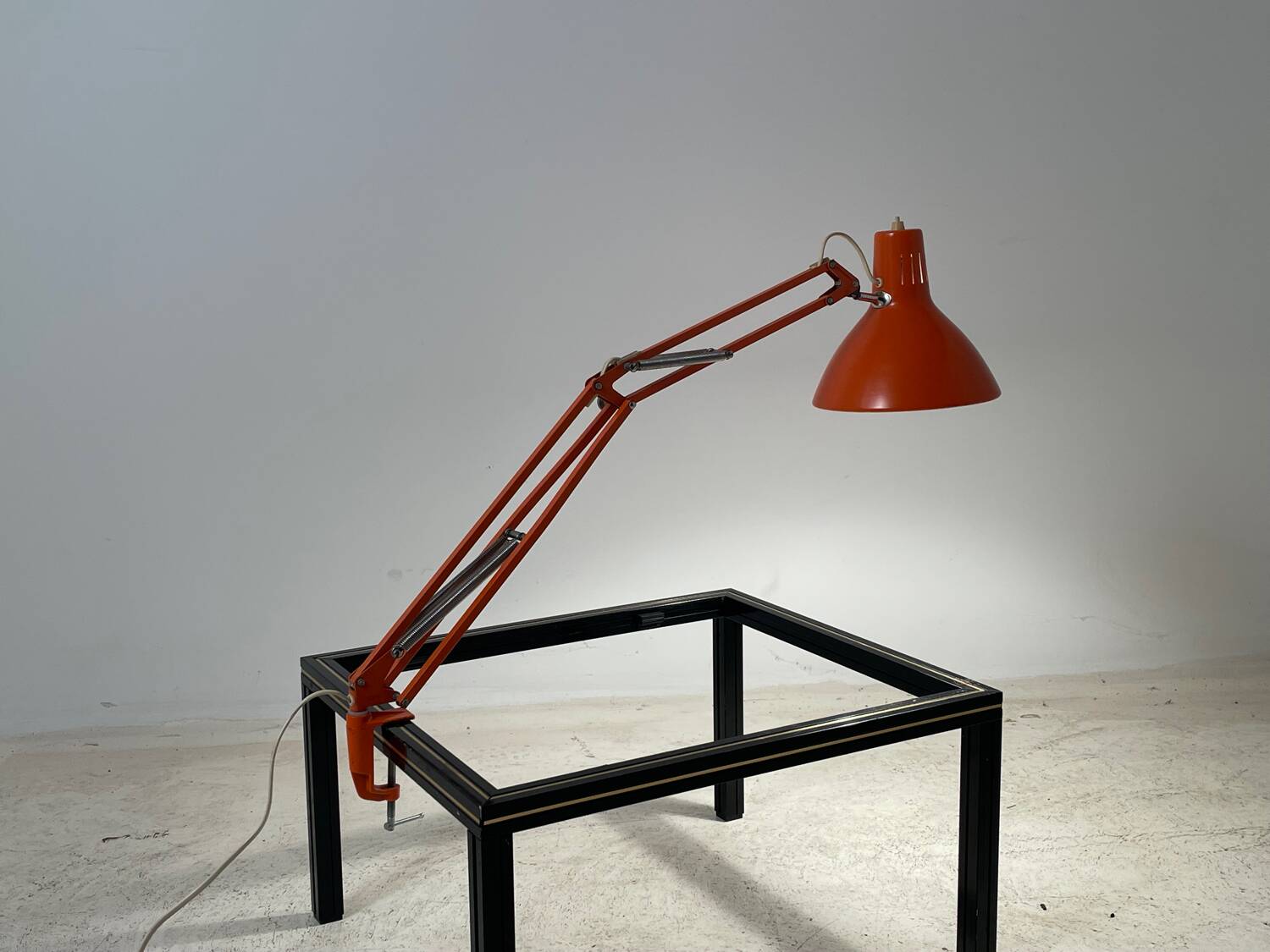 Luxo Regent lamp 1960 orange