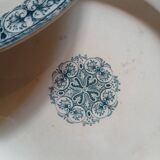 10 assiettes plates anciennes Terre de fer