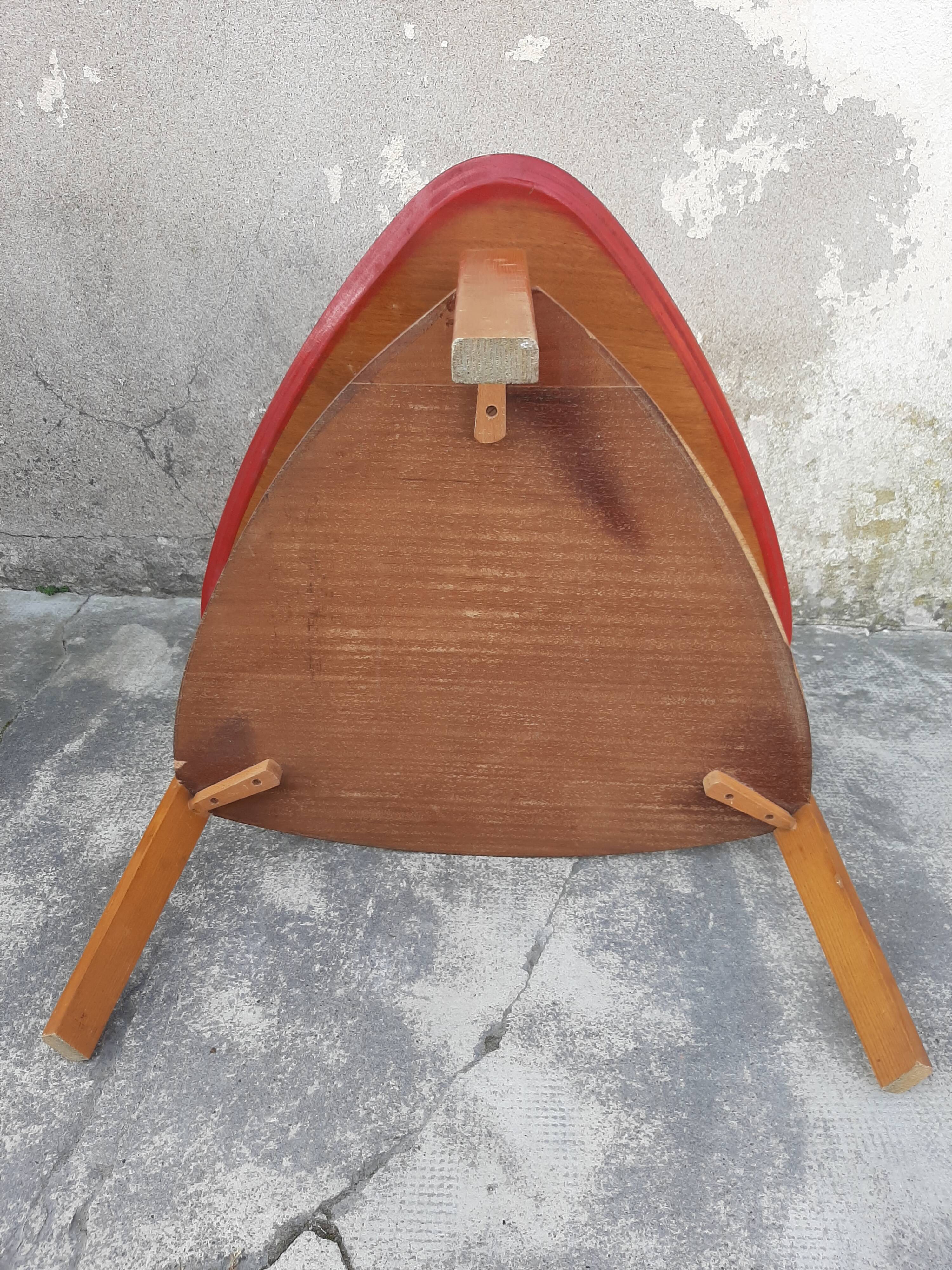 Table basse design Steiner modèle Bow Wood