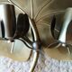 Set of 2 brass wall sconces