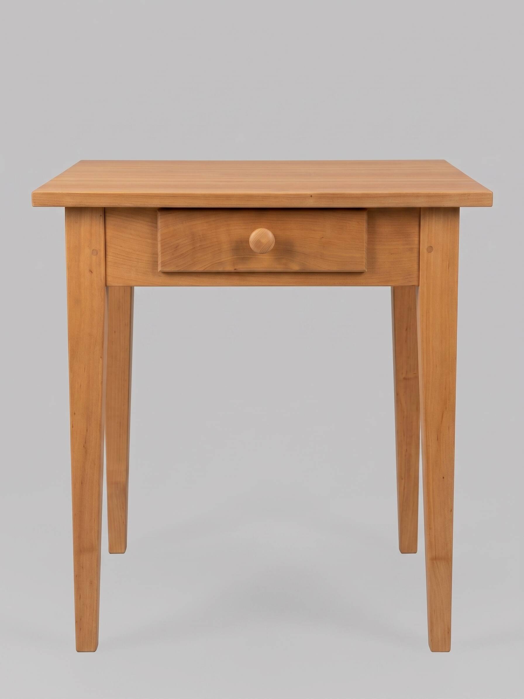 Petite table ou bureau en bois clair - Forme épurée - Style scandinave