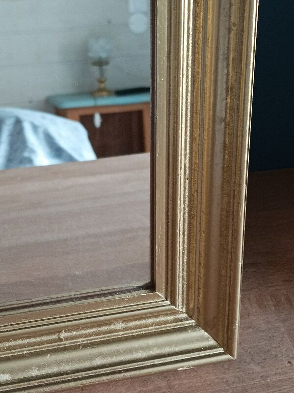 Mirror with solid wood frame 35x50cm