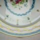 Assiette en porcelaine de Limoges pour Haviland bleue et or