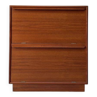 Vintage Danish teak wood cabinet with doors