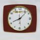 Vintage Jaz Transistor Wall Clock with Day and Date Calendar Formica