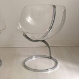 Pair of Sphère chairs by Boris Tabacoff, vintage 1970s design