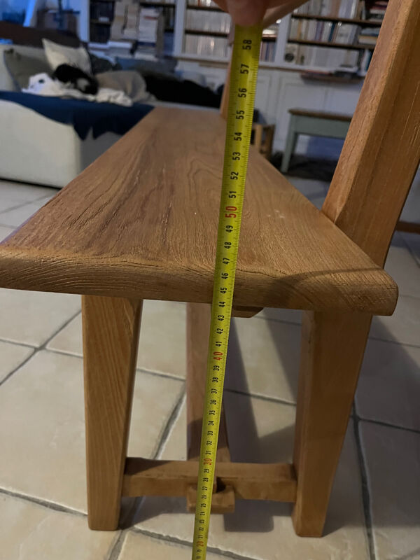 Table de ferme et son banc