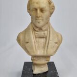 Wax bust of composer Frédéric Chopin, 16 cm