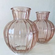 Pair of glass vases