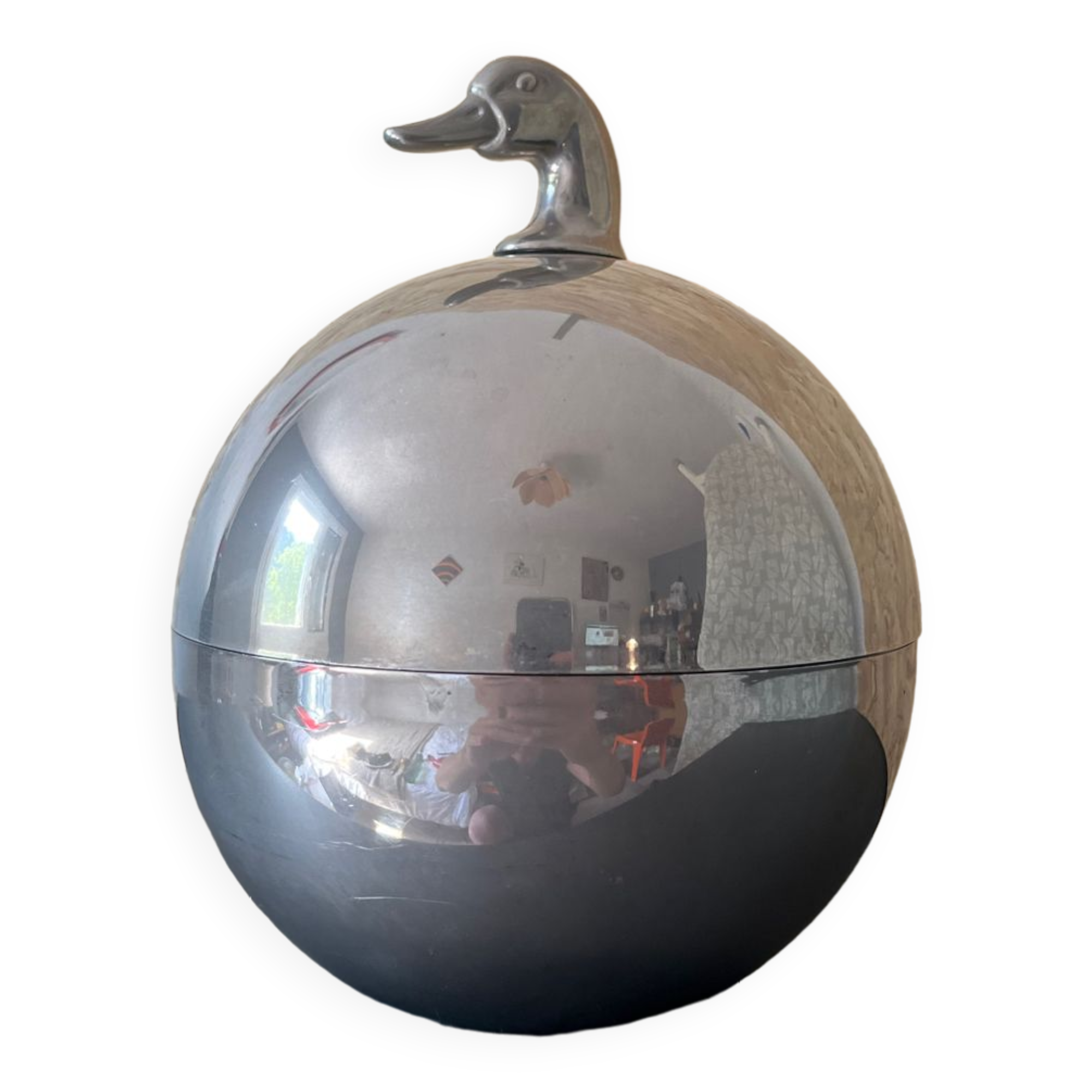 Ice bucket metal ice cube