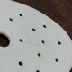 Old iron clay draining plate