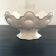 Large white scalloped cup