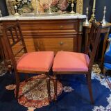 Paire de chaises en palissandre XIXe Napoléon III