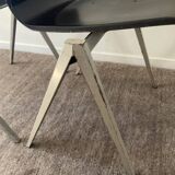 Pair of Pagholz-Germany industrial chairs from the 50s-60s