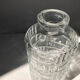 Vintage whisky decanter in glass