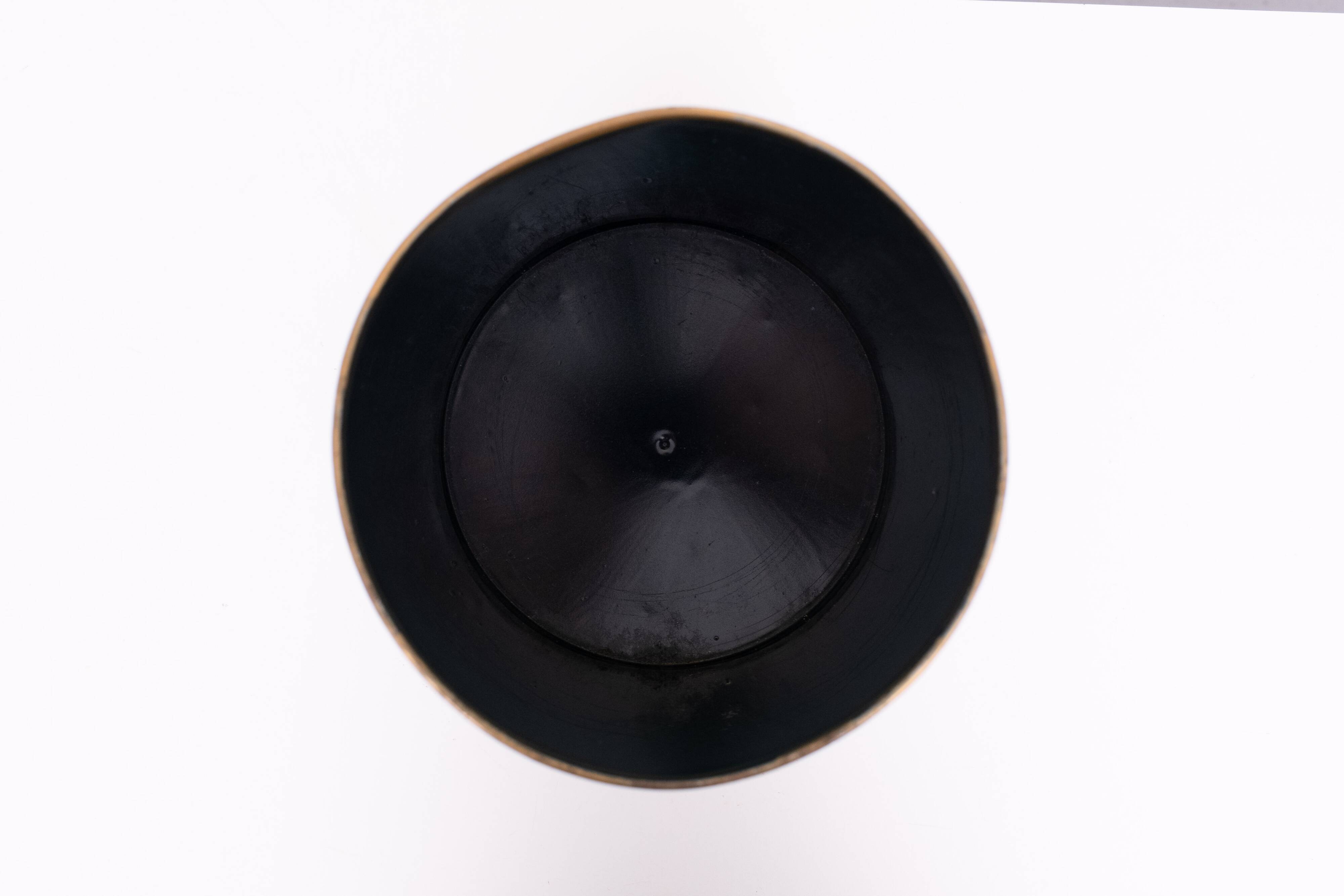 English Metal Waste Basked Bird lithograph 1960s