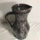 Old ceramic accolay jug, grey-black