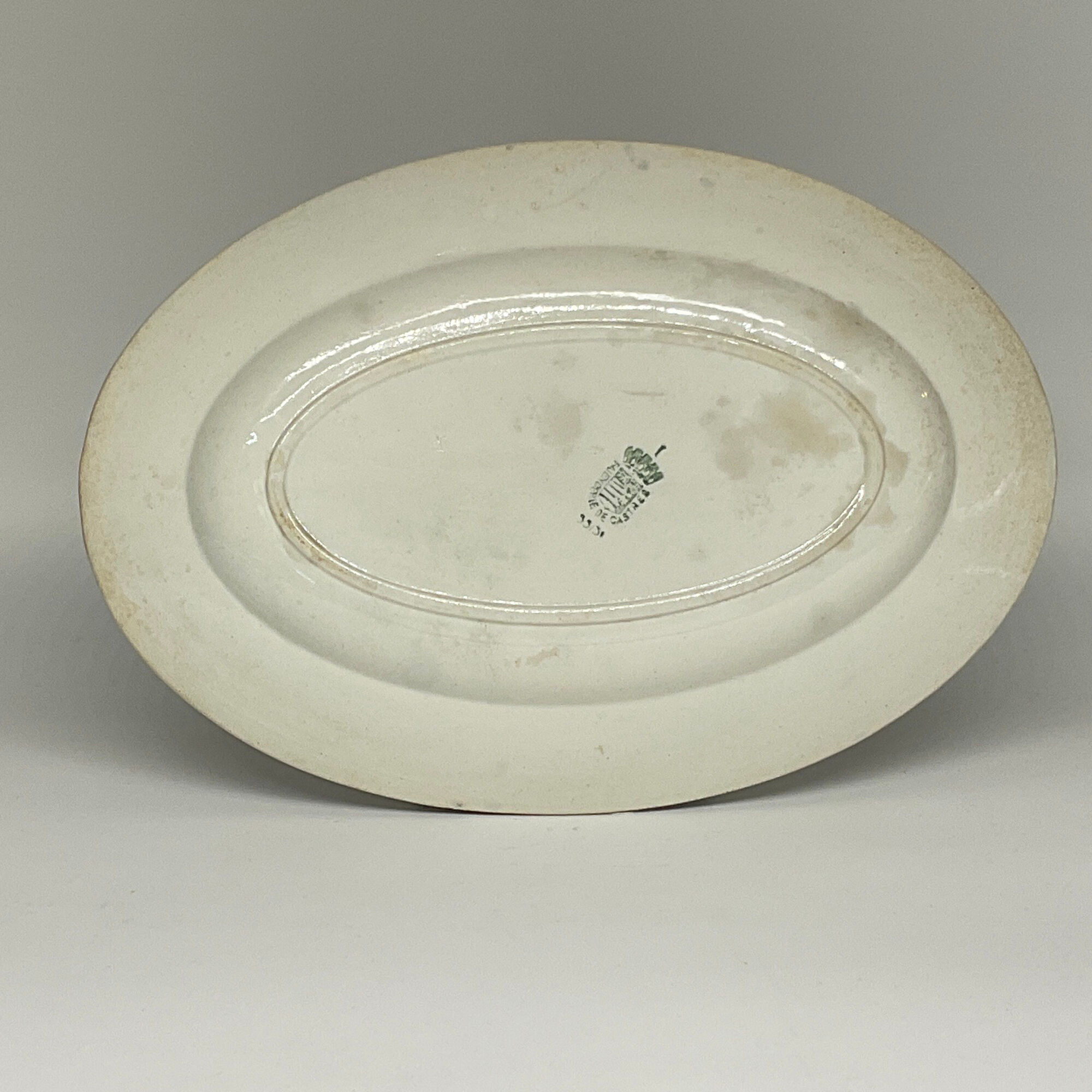 Oval Service Dish, "Faïencerie de Castres"