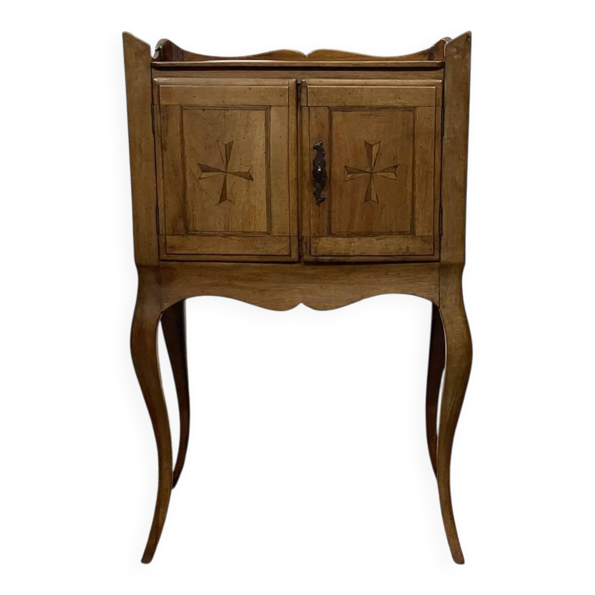 Louis XV walnut bedside table from the early 20th century