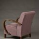Fauteuil Club Art Déco, entièrement restauré, Pologne, années 1930