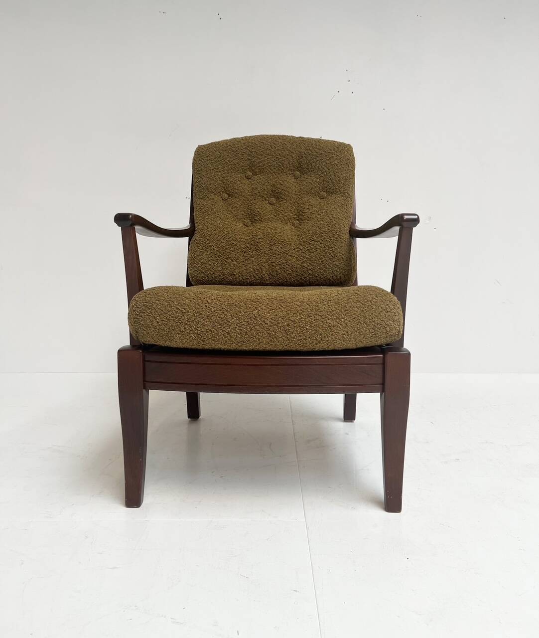 Re-upholstered Swedish arm chair bij Engens Mobelfabrik, 1970s