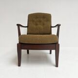 Re-upholstered Swedish arm chair bij Engens Mobelfabrik, 1970s