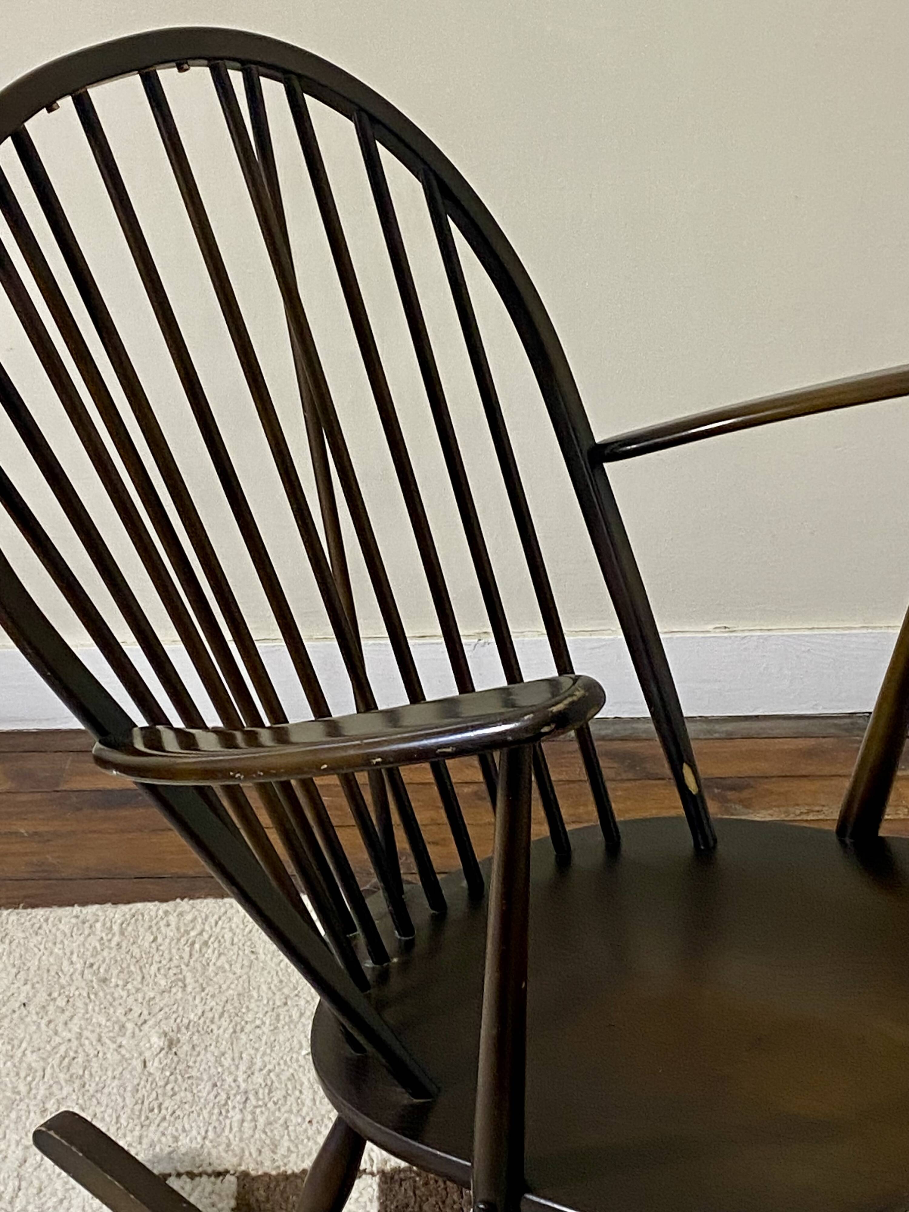 Rocking chair Ercol, Lucian Ercolani, Year 1956