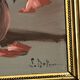Oil on canvas still life bouquet signed Delaure 20th century