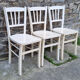 Luterma table and chairs set, shabby chic, 40s
