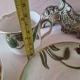 2 longwy art nouveau cups