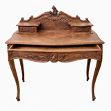 Louis XV desk, 19th century, carved.