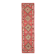 Vintage Turkish Oushak Handmade Wool Cotton Pink Runner Rug 81x337