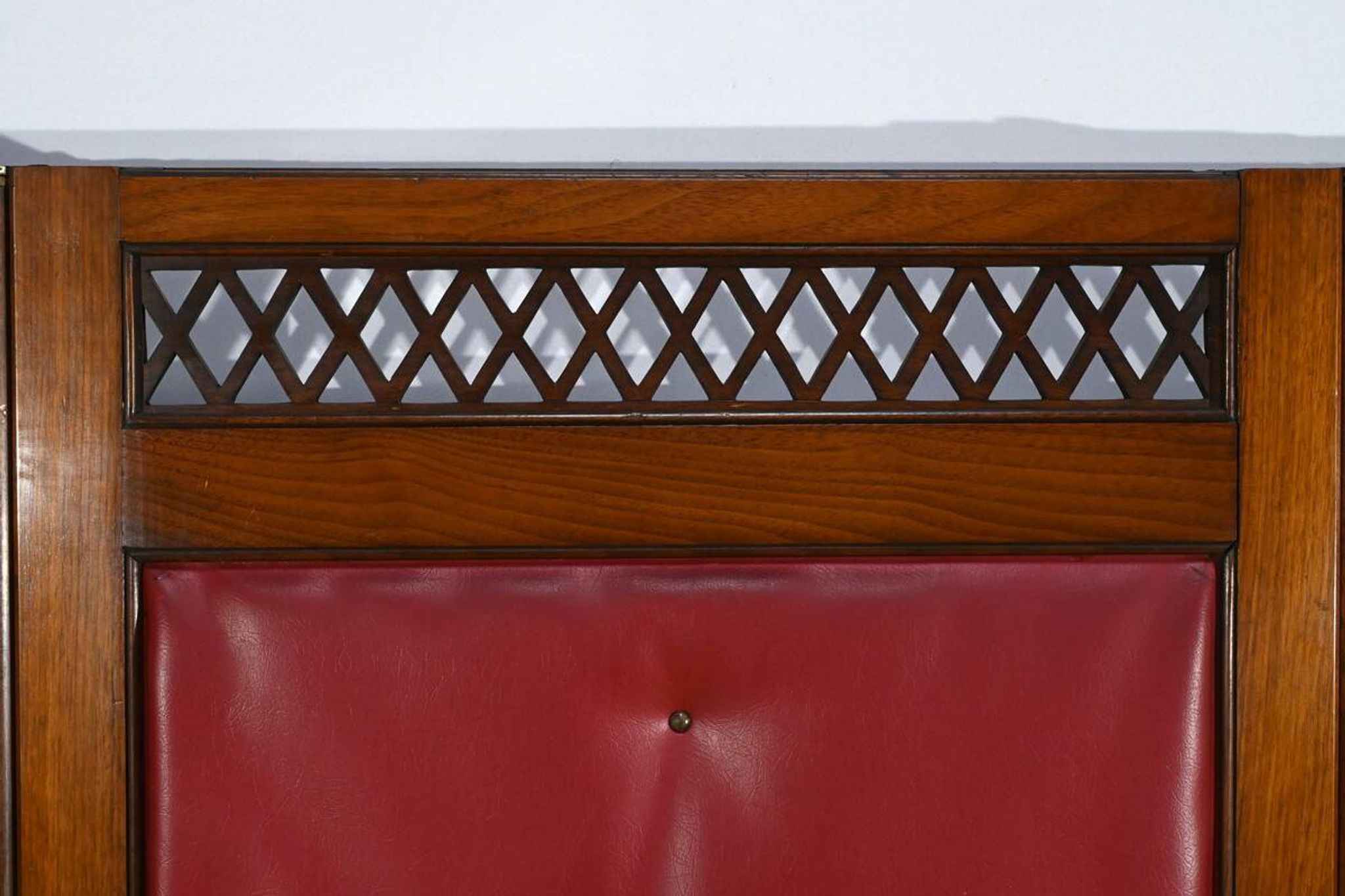 Four-Panel Mahogany Screen – First Part 20th Century