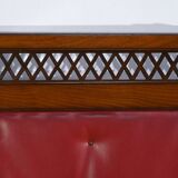 Four-Panel Mahogany Screen – First Part 20th Century