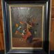 Painting oil on canvas still life bouquet