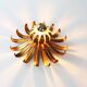 1960’s Italian Gilt Sunburst Wall Light