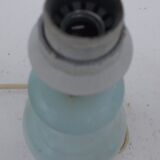 Pair of light blue alabaster lamps