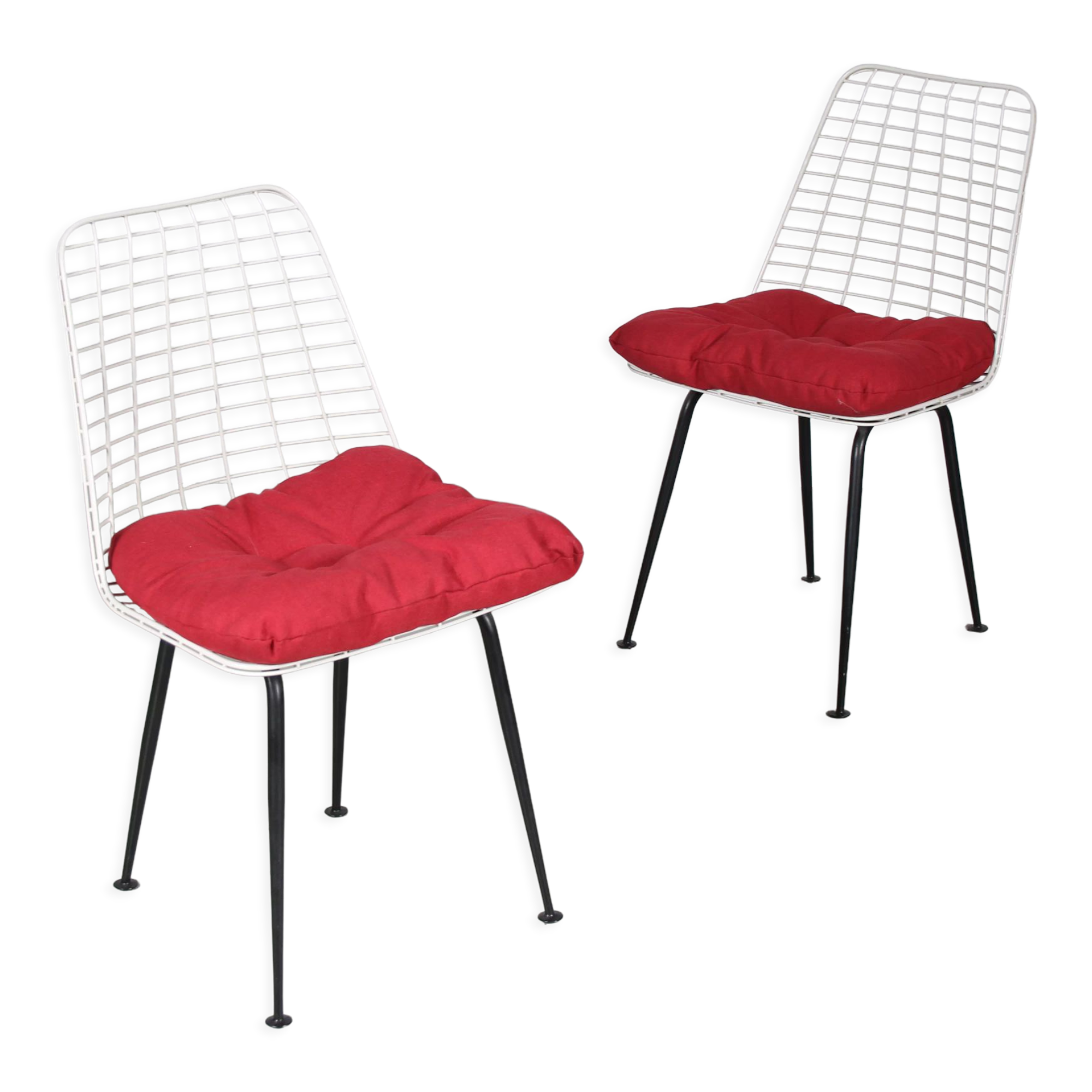 1960s Wire metal chairs by Flamingo, Netherlands