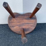 French brutalist tripod stool