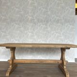 Solid elm monastery farm table
