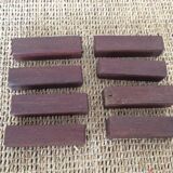 8 wooden knife holders