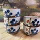 Vintage Japanese tea bowls