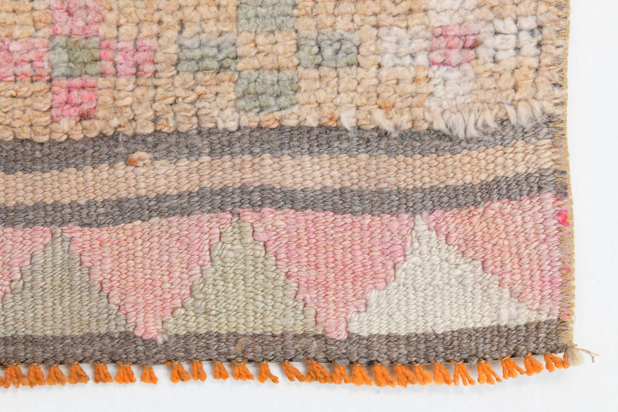 3x12 vintage oriental runner rug, 86x351cm