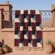 Authentic handmade Berber rug from the Atlas, size 3/4 m.