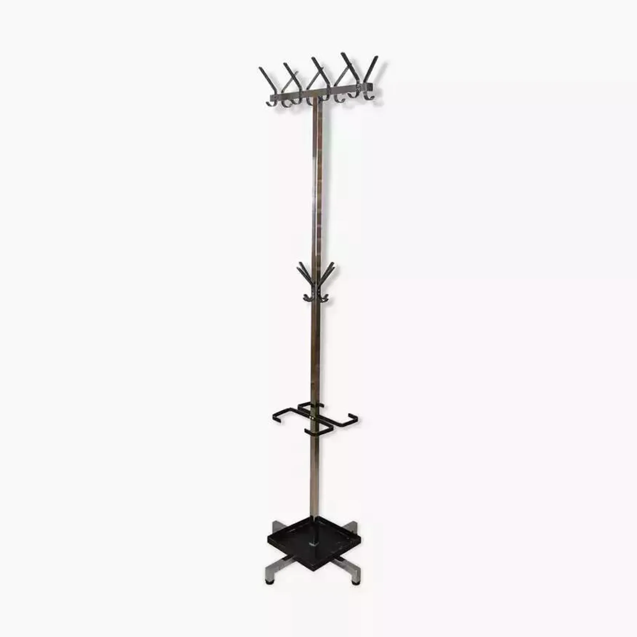All-metal coat rack from the 50s/60s